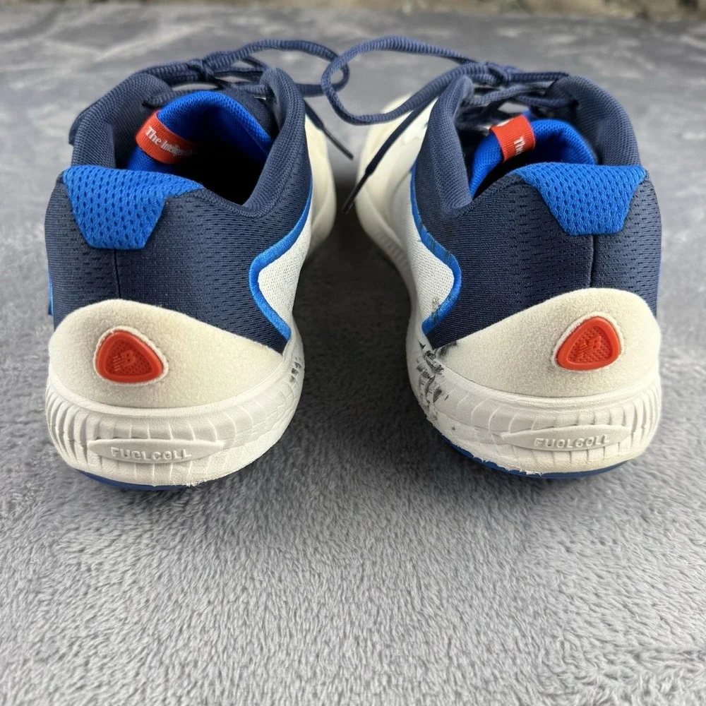 Men's New Balance 996v6 White/Blue Pickle Ball Court Shoe 10 Athletic Sports